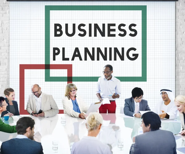 Teamdiscussie bedrijfsstrategie Planning — Stockfoto