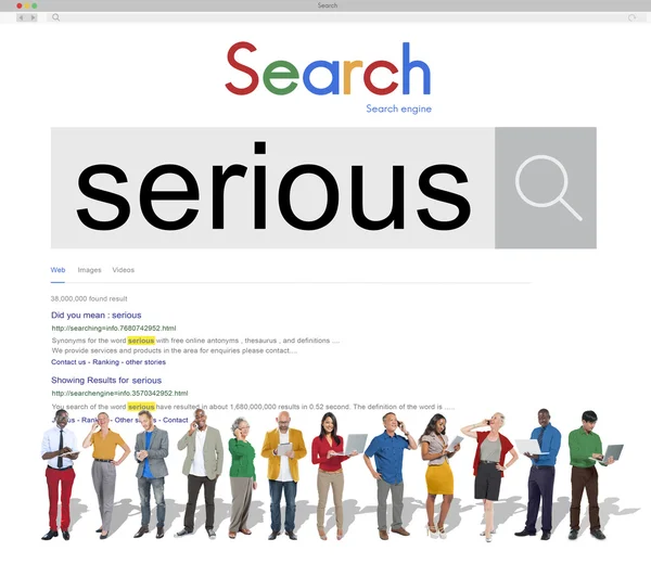 Business team and Search Concept — Stock Photo, Image