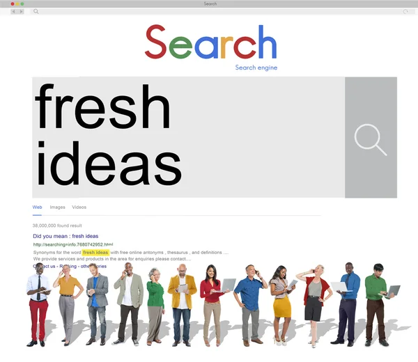 Business team and Search Concept — Stock Photo, Image