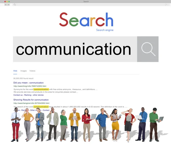 Business team and Search Concept — Stock Photo, Image