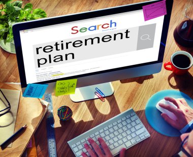 Emeklilik planı, güvenlik yönetimi kavramı 