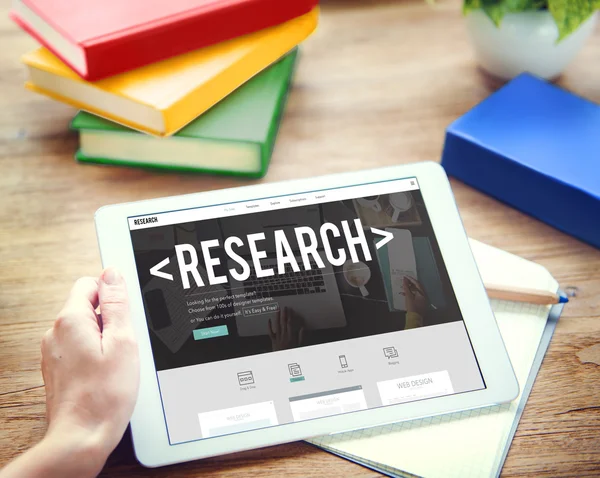 Research Information, Report Concept — Stock Photo, Image