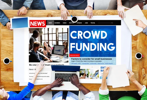 Crowd Funding Concept — Stock Photo, Image