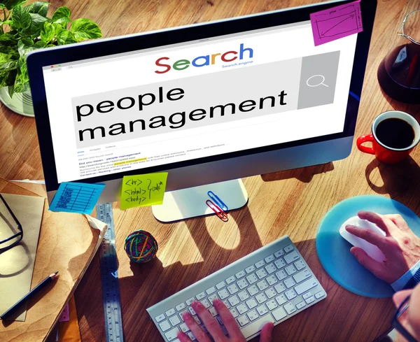 Concepto de estrategia de gestión de personas — Foto de Stock