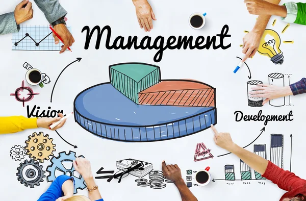 Business people and management Conceito — Fotografia de Stock