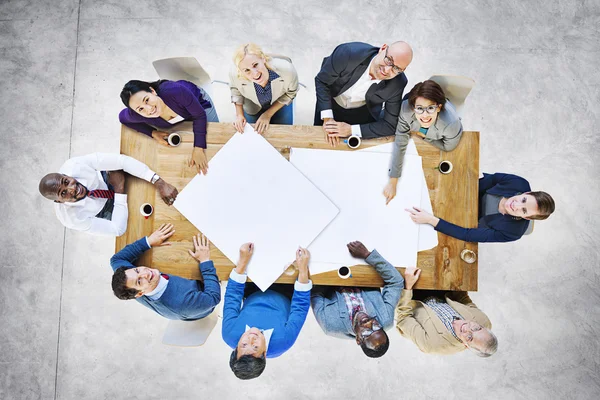 Bedrijfsteam aan het werk — Stockfoto