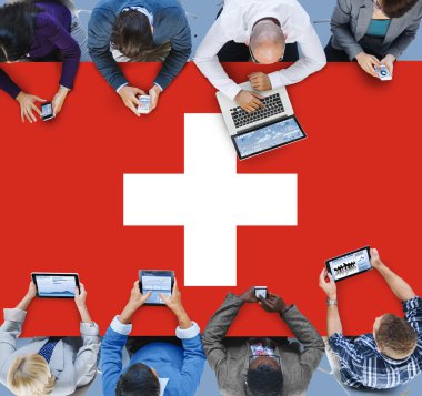 Ofiste çalışan iş ekibi.