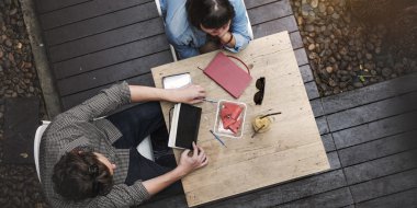 insanlar ve konuşma, ekip çalışması kavramı