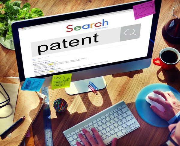 Patenty, ochranné známky, značky Concept — Stock fotografie
