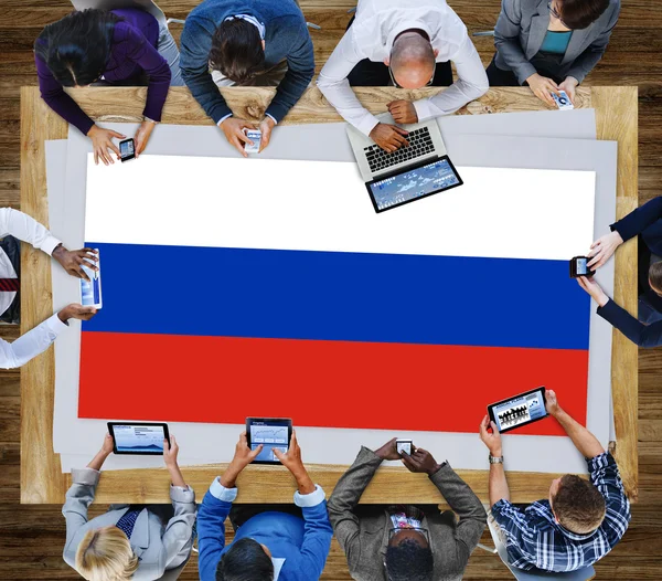 러시아 자존심 통일 개념 — 스톡 사진