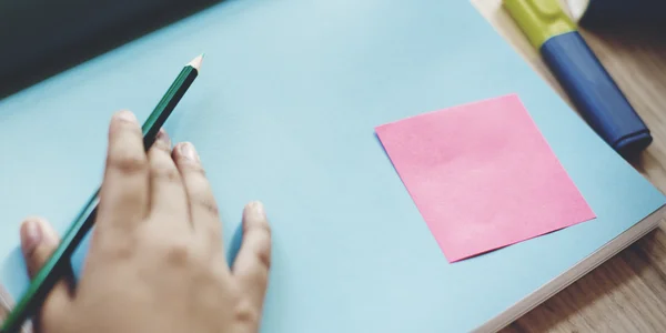 Menselijke Hand schrijven Concept — Stockfoto