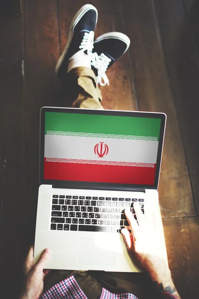 Iran Country Flag — Stock Photo, Image