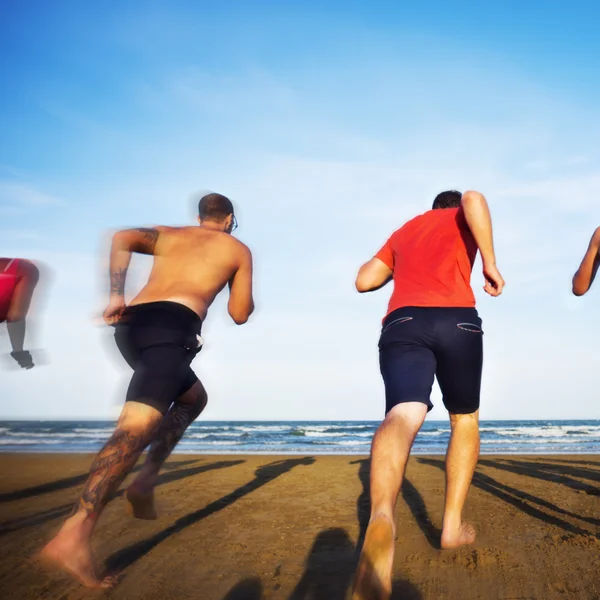 Persone a Summer Beach — Foto Stock