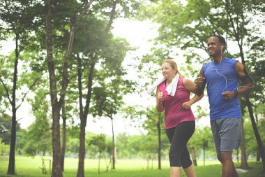 Açık havada sportif çifte