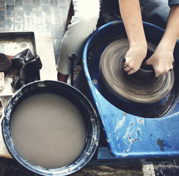 Moulage d'atelier de poterie — Photo