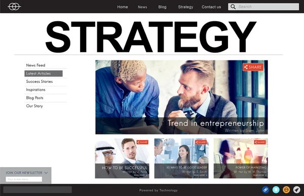 Strategy Vision Planning Concept — Stock Photo, Image