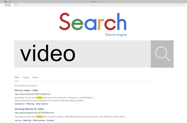 Concepto de búsqueda en Internet — Foto de Stock