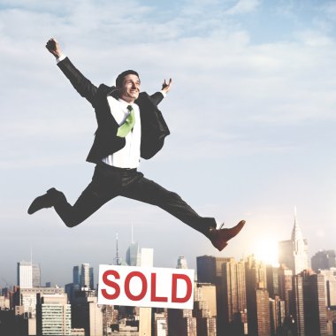 İşadamı Broker atlama
