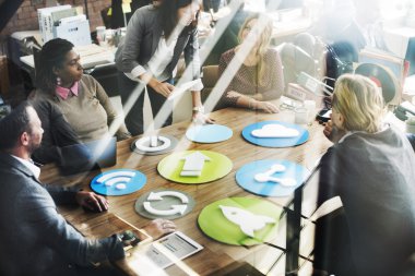 İş ekibi toplantıda.