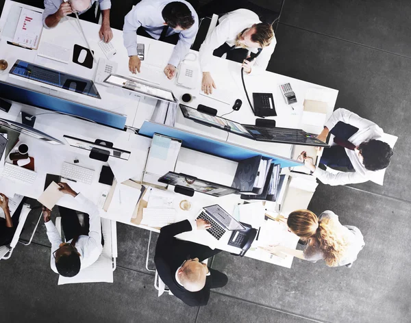 Empresários em reunião — Fotografia de Stock