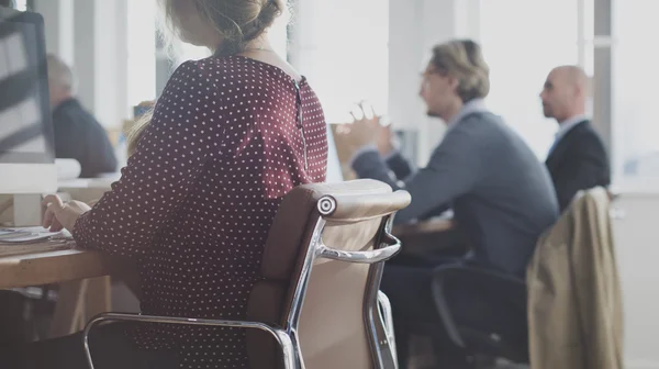 Business team op vergadering — Stockfoto