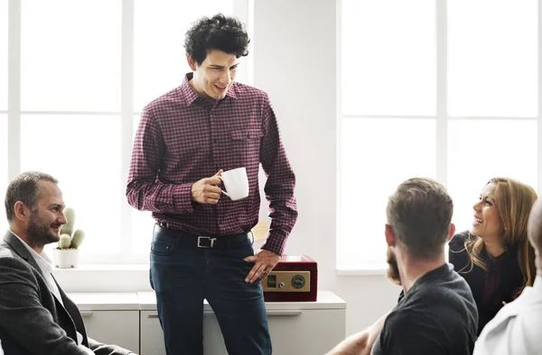 Zakelijke Teamdiscussie — Stockfoto