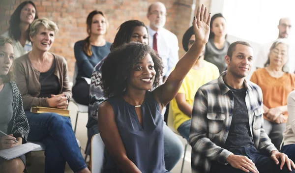 Diversity people at meeting — Stock Photo, Image