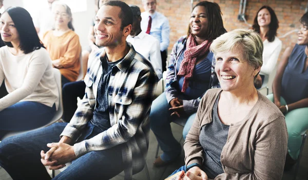 Diversità Persone all'incontro — Foto Stock