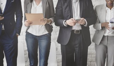 İş adamları toplantıda