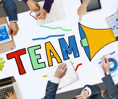Takım çalışması kurumsal ortaklık kavramı
