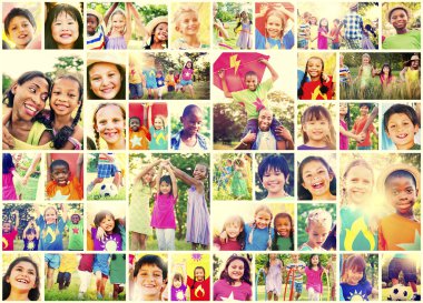 Kolaj çocuklarda çeşitlilik 