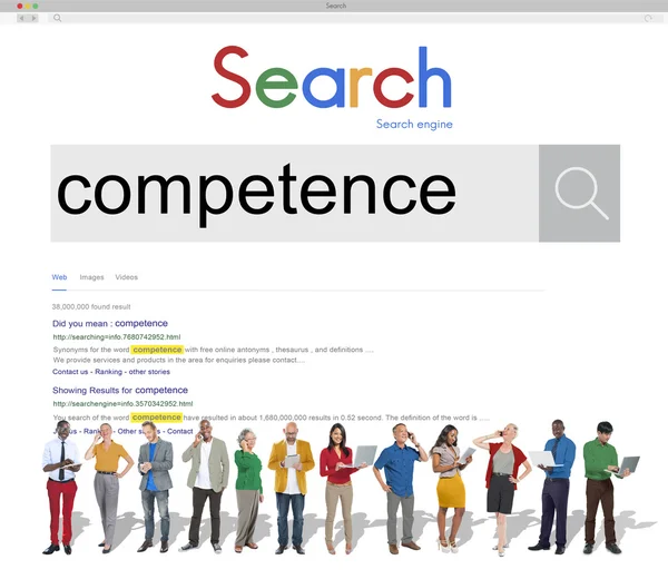 Business team and Search Concept — Stock Photo, Image