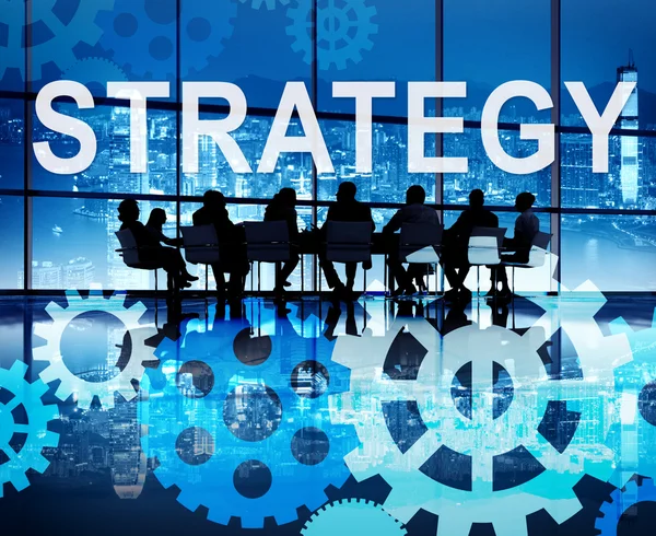 Strategie Concept van het plan van de visie — Stockfoto