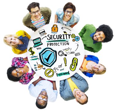 Bir grup insan birlikte çalışma 