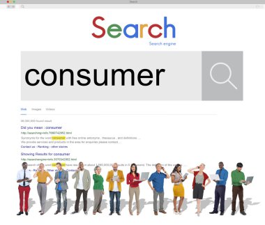 Tüketici Pazarlama iş kavramı,