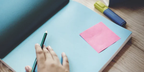 Human Hand Writing — Stock Photo, Image