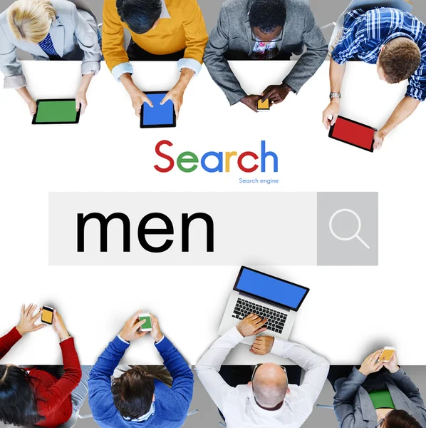 Men, People, Staff Concept — Stock Photo, Image
