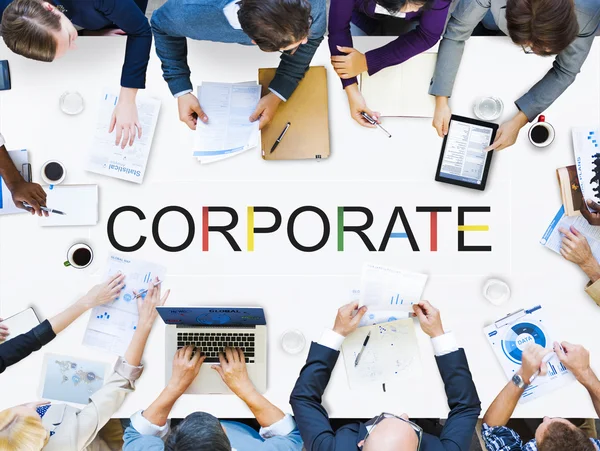 Концепция корпоративного бизнеса — стоковое фото