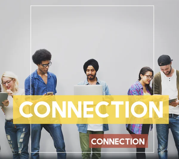 Connection Sharing Concept — Stock Photo, Image