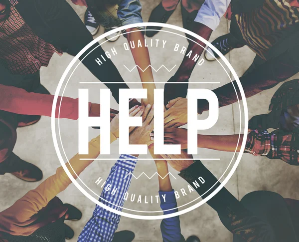Segítség, segítség szeretet fogalma — Stock Fotó