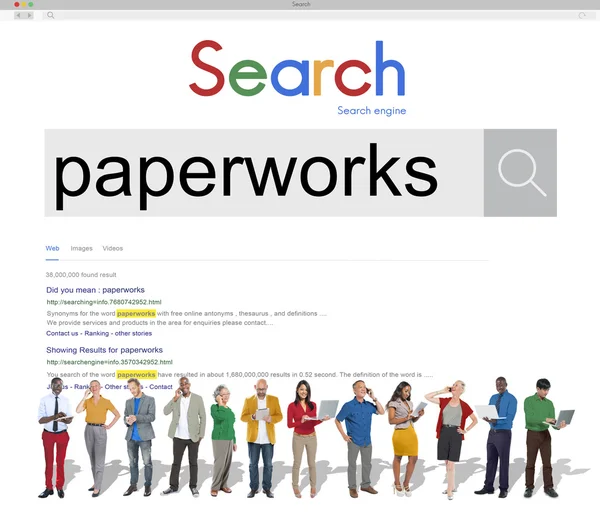 Paperworks, Forms Reports Concept — Stock Photo, Image