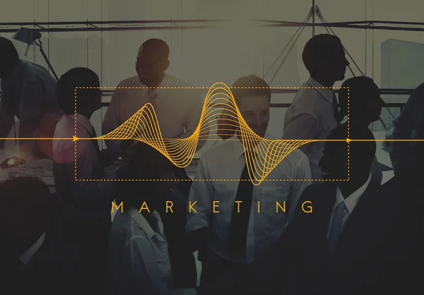 Marketing, Werbung kommerzielles Konzept — Stockfoto