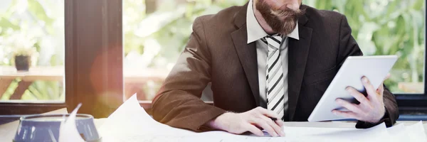 Uomo d'affari Concetto di pensiero — Foto Stock