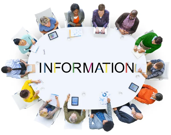 Business People and Information Concept — Stock Photo, Image