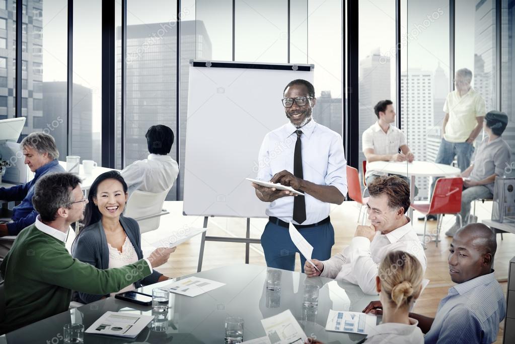 Business People at presentation in the Office 