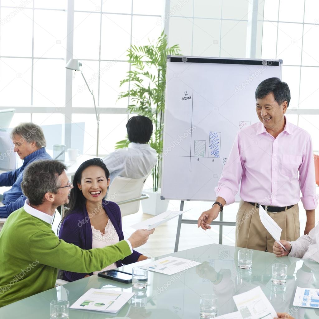 Business People at presentation in the Office 