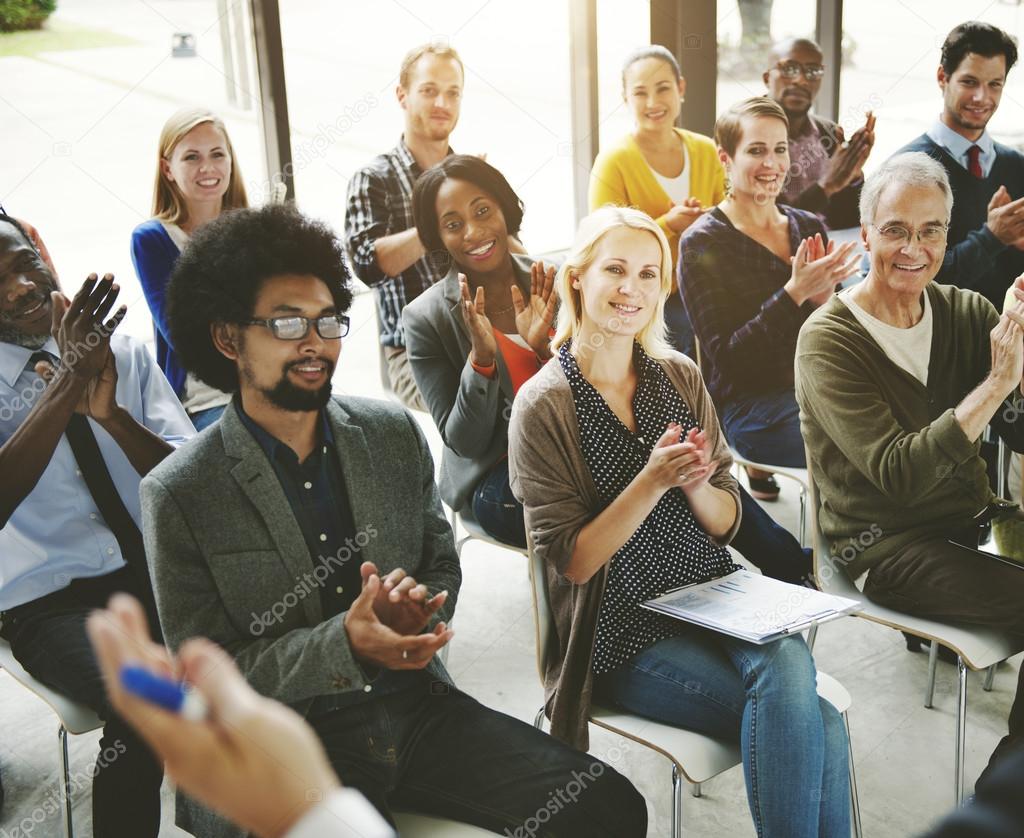 diversity business people together at meeting