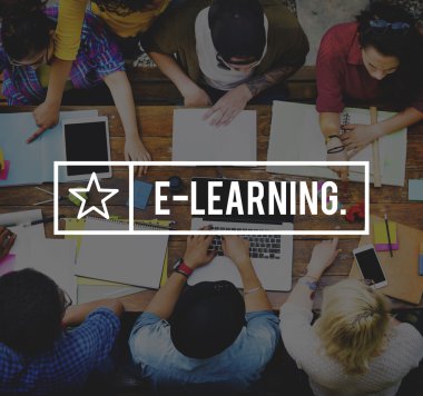 E-Öğrenme Eğitim Online kavramı