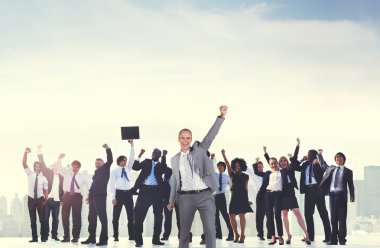 Toplantı sonrasında iş adamları