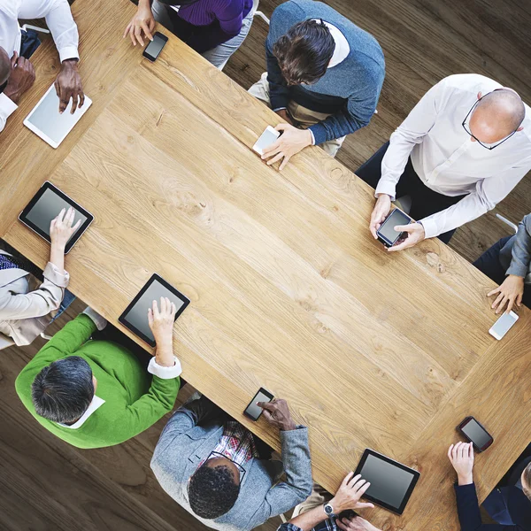 Bedrijfsteam aan het werk — Stockfoto